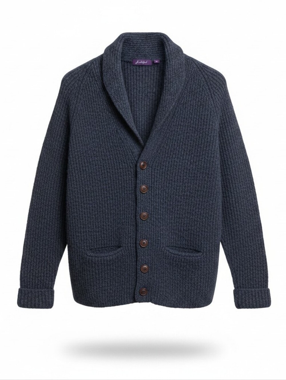 J Ashford  Shawl Collar Cardigan Sweater